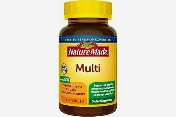 Multi-vitamins Image of a bottle of Multi-vitamins