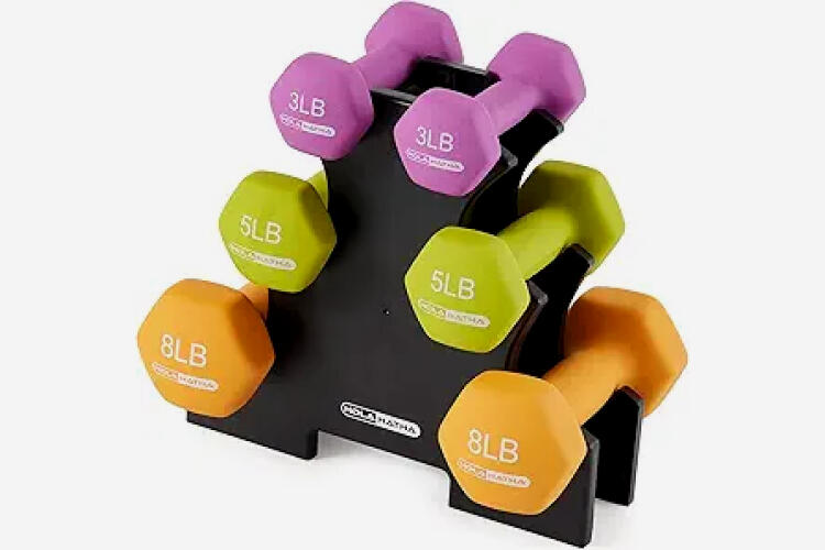 Light dumbbell set Image of Light dumbbell set